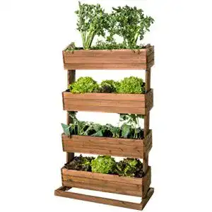 Stufen-Hochbeet matrasa Hochbeet mit 4 Etagen Cube 4