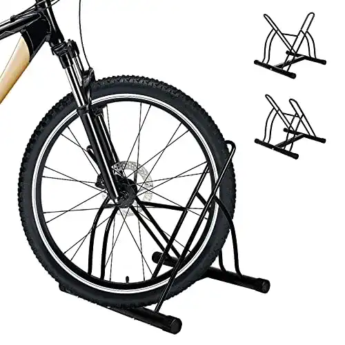 Fahrrad-Abstellständer COSTWAY Fahrradständer für 2 Fahrräder
