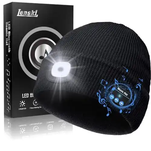 LED-Mütze Lenski Geschenke für Männer/Frauen, Bluetooth
