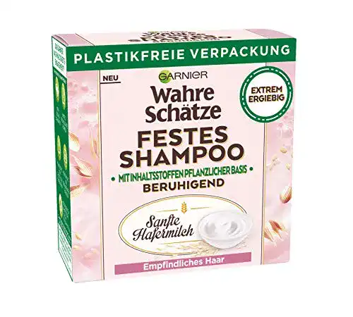 Wahre-Schätze-Shampoo Garnier Festes Shampoo, Hafermilch