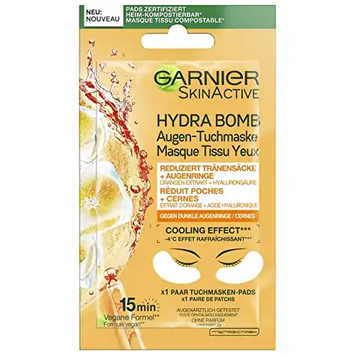 Die beste Garnier-Tuchmaske Garnier Augen-Tuchmaske, Hydra Bomb, 6 g 2026 Test Bestseller Garnier-Tuchmaske Garnier Augen-Tuchmaske, Hydra Bomb, 6 g