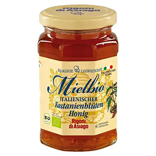 Die beste Bio-Honig Rigoni di Asiago Mielbio, Kastanienblüten, 300 gr 2026 Test Bestseller Bio-Honig Rigoni di Asiago Mielbio, Kastanienblüten, 300 gr