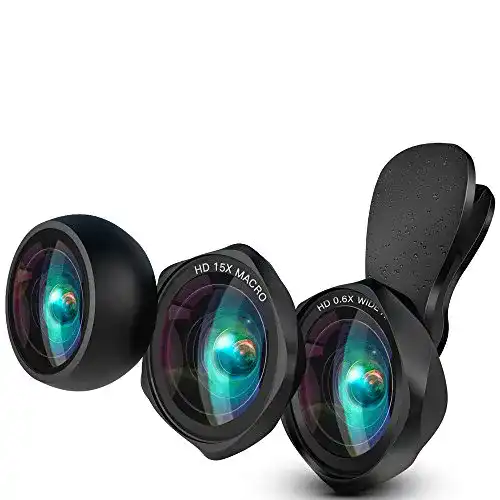 Handy-Objektiv LUXSURE HD Handy Objektiv Set, 100°Weitwinkel
