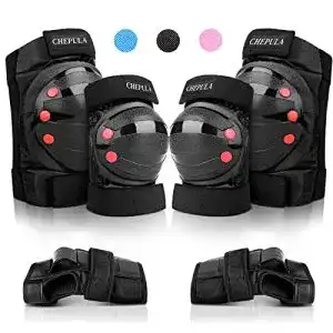 Protektoren-Set Erwachsene CHEPULA, 6 in 1 Protektoren Set