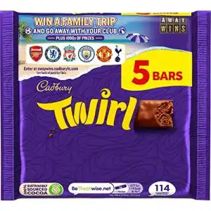Cadbury-Schokolade Cadbury Twirl Sparpack 5 x 21,5g