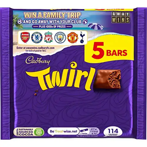 Cadbury-Schokolade Cadbury Twirl Sparpack 5 x 21,5g