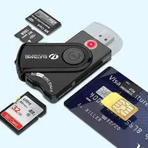 Chipkartenleser Eletrand USB 2.0 Elektronischer ID Kartenleser