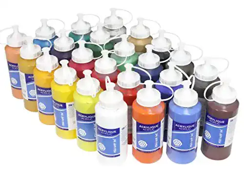 Die beste Acrylfarben Meister 24 x Acrylfarbe je 500 ml, komplett 2026 Test Bestseller Acrylfarben Meister 24 x Acrylfarbe je 500 ml, komplett