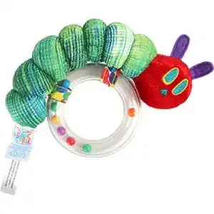 Babyrassel Small Foot by Legler 10407 Raupe Nimmersatt Greifling