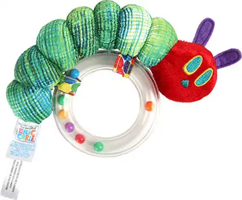 Babyrassel Small Foot by Legler 10407 Raupe Nimmersatt Greifling