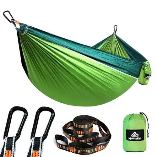 Die beste Hängematte NatureFun Ultraleichte Reise Camping, 275 x 140 cm 2026 Test Bestseller Hängematte NatureFun Ultraleichte Reise Camping, 275 x 140 cm