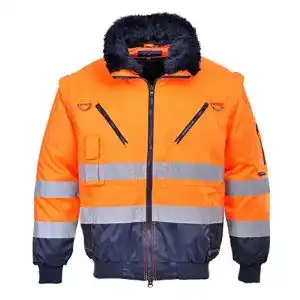 Forstjacke Portwest PJ50ONRXXL PJ50-Hi-Vis 3in1 Pilotjacke