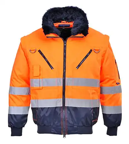 Forstjacke Portwest PJ50ONRXXL PJ50-Hi-Vis 3in1 Pilotjacke