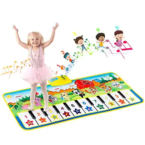 Die beste Musikmatte EXTSUD Piano Mat Tanzmatten Klaviermatte Kinder 2026 Test Bestseller Musikmatte EXTSUD Piano Mat Tanzmatten Klaviermatte Kinder