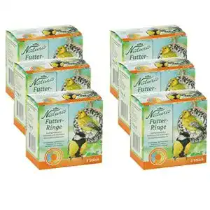 Dehner-Vogelfutter Dehner Natura Wildvogelfutter-Ringe, 6 x 3 St.
