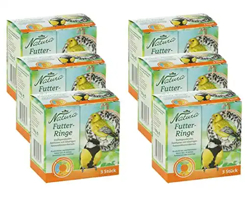 Die beste Dehner-Vogelfutter Dehner Natura Wildvogelfutter-Ringe, 6 x 3 St. 2026 Test Bestseller Dehner-Vogelfutter Dehner Natura Wildvogelfutter-Ringe, 6 x 3 St.