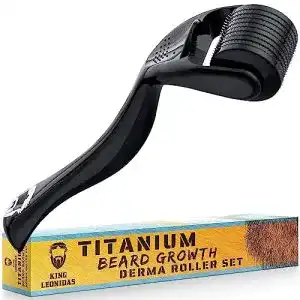 Bartroller King Leonidas 0,5 mm Titan Dermaroller, inkl. Reiseetui