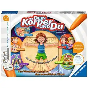 Tiptoi Ravensburger Spiel 00560 Dein Körper und Du – Lernspiel