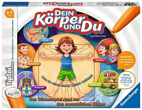 Tiptoi Ravensburger Spiel 00560 Dein Körper und Du – Lernspiel