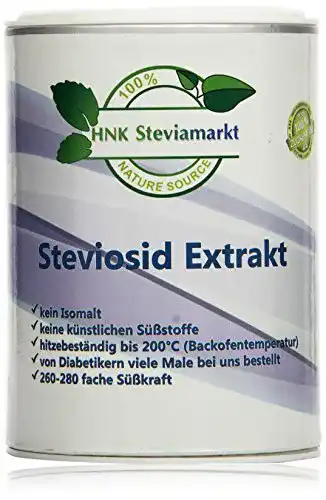 Die beste Stevia Stevi Stevia Extrakt Pulver (Steviosid) 100g rein, weiß 2026 Test Bestseller Stevia Stevi Stevia Extrakt Pulver (Steviosid) 100g rein, weiß
