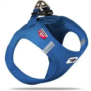Hundegeschirr Curli Vest Geschirr Air-Mesh, Blue, S(40 – 45 cm)