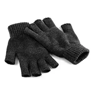 Kurzfingerhandschuhe Beechfield Herren Fingerlose, Anthrazit