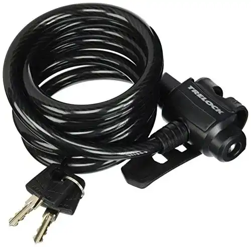 Spiralschloss Trelock Spiralkabelschloss SK 322/180/12, Black