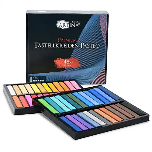 Pastellkreide Artina 48er Set Pasteo – Softpastellfarben