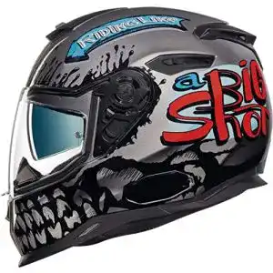 Nexx-Helm NEXX SX.100 Big Shot Helm Grau/Schwarz XL (61/62)