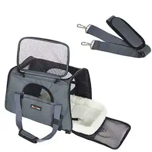 Hundetragetasche FEANDREA Hundetasche, dunkelgrau
