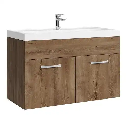 Waschbecken mit Unterschrank Badplaats B.V. Set Paso 01 80 cm