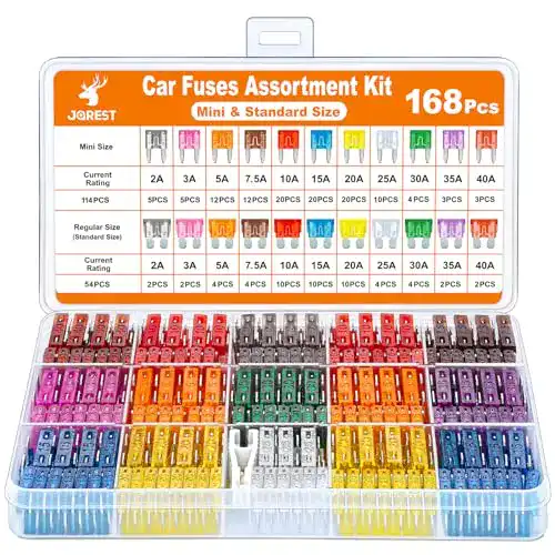 Auto-Sicherungen Jorest 168Pcs Kfz Sicherung Set