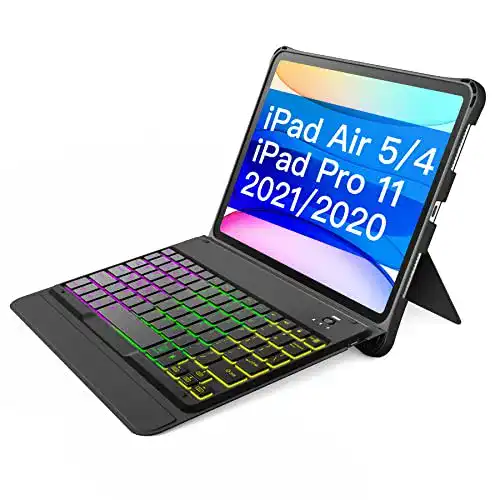Die beste iPad-Air-4-Tastatur Inateck Tastatur Hülle, abnehmbare Tastatur 2026 Test Bestseller iPad-Air-4-Tastatur Inateck Tastatur Hülle, abnehmbare Tastatur
