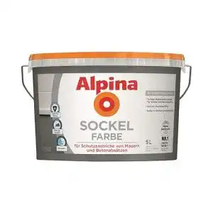 Sockelfarbe Alpina Farben GmbH Alpina 5 L. , Schiefer Matt