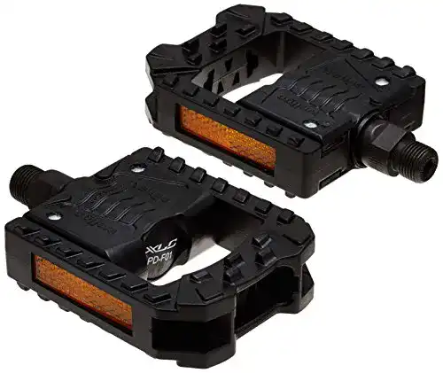 Klapppedale XLC Pedale Faltpedal PD-F01, Schwarz, One Size