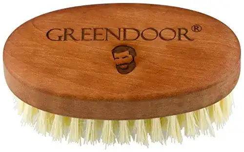 Bartbürste GREENDOOR VEGANE gross, Birnbaum 90 x 50 mm
