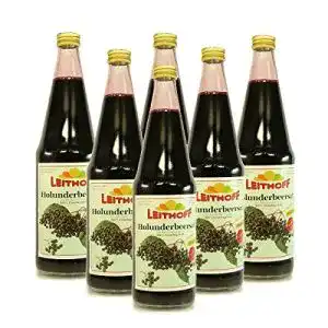 Holundersaft Naturprodukte-MV 6 Flaschen 100%iger á 0,7 Liter