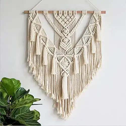 Die beste Makramee-Wandbehang supertop, 55x70cm Wanddeko 2026 Test Bestseller Makramee-Wandbehang supertop, 55x70cm Wanddeko