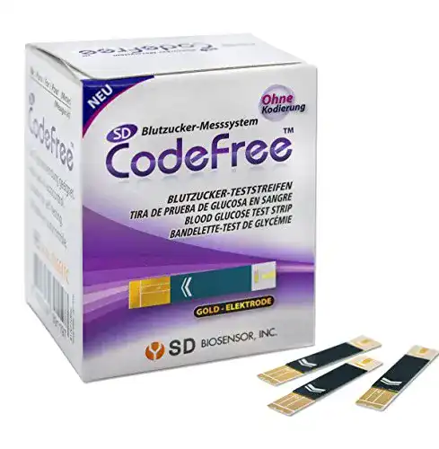 Blutzuckerteststreifen CodeFree SD 50 Stück Diabetes-Tests
