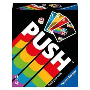 Spielkarten Ravensburger 26828, Push, Kartenspiel für 2-6 Spieler