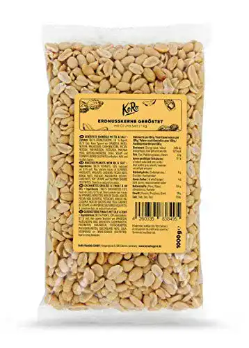 Gesalzene Erdnüsse KoRo Erdnusskerne geröstet und gesalzen 1kg