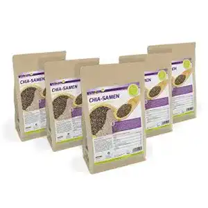 Chia-Samen Vita2You Chia Samen – Salvia Hispanica – 5 x 1kg