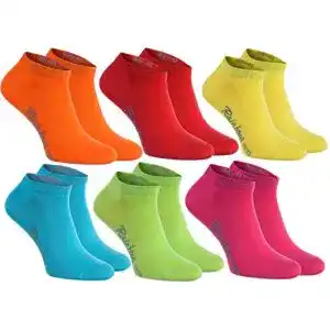 Sneaker-Socken Rainbow Socks Damen Herren Baumwolle 6 Paar
