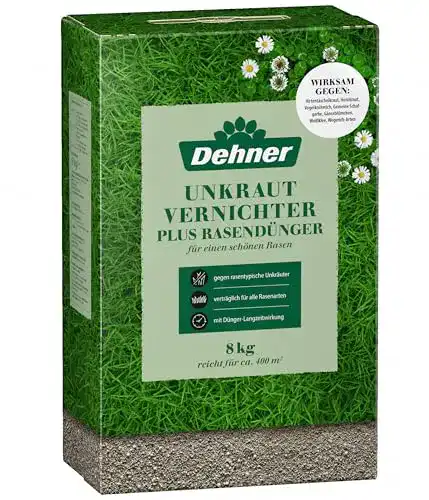 Rasendünger mit Unkrautvernichter Dehner Unkrautvernichter 8 kg