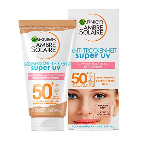 Getönte Sonnencreme Garnier Sensitiv Expert mit LSF 50, 50 ml