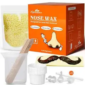 Nasenwachs Lifestance Nasenhaar Wachs Set, 80g Nasen Wachs