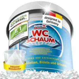 Urinsteinentferner Sauber Meister WC Reiniger Schaum 5x100g