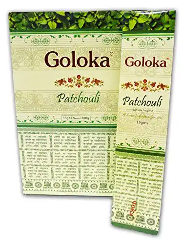Goloka-Räucherstäbchen Goloka Original Indische Patchouli