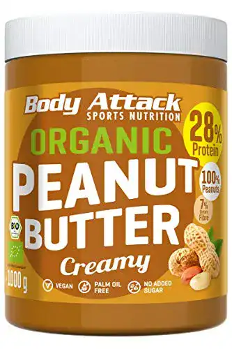Die beste Erdnussbutter Body Attack Sports Nutrition, 1kg, Bio- ohne Palmöl 2026 Test Bestseller Erdnussbutter Body Attack Sports Nutrition, 1kg, Bio- ohne Palmöl