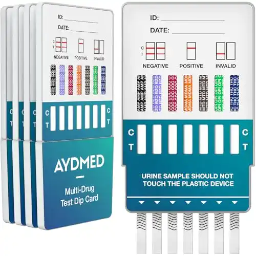 Drogentest Aydmed 5 x Aidteq Drogenschnelltest Dip-Karten